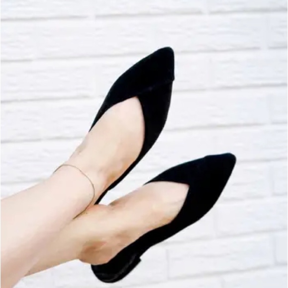 Birdies Swan Black Women's Flats